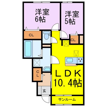 グレイス　Ⅲの物件間取画像